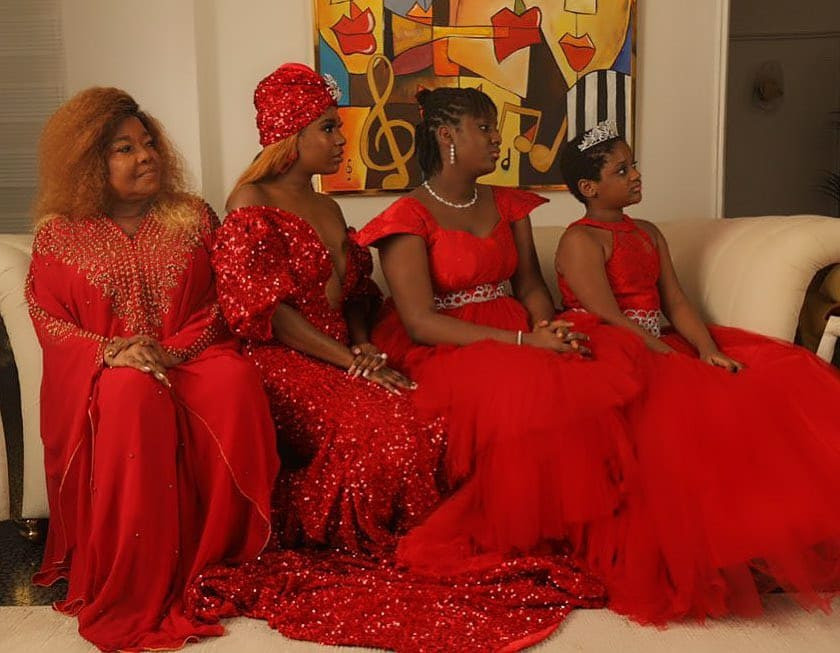 Three generations of beauty! Annie Idibia poses with her mum and daughters in new photos