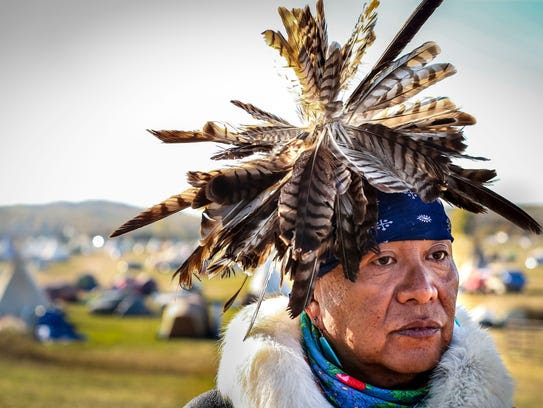 Havasupai tribe medicine man Uqualla, shown at the