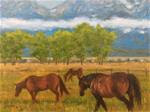 "3 Mares" - Posted on Saturday, February 21, 2015 by Lisa A. Zook