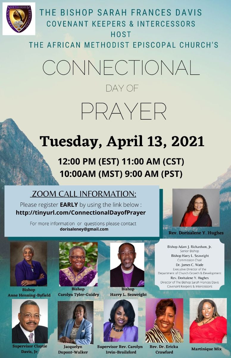 Pray, Praise and Worship: Join the Connectional Day of Prayer on April 13