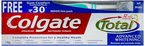 Colgate Total Advanced Whitening 140g Free Toothbrush at amazon.in for Rs105/- free shipping