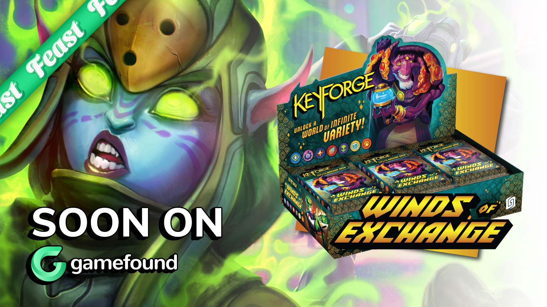 Check Keyforge: Winds of Exchange on Gamefound