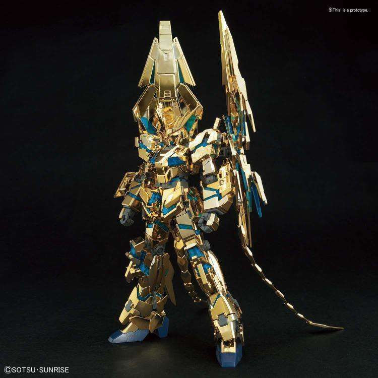 Image of Gundam HGUC 1/144 Unicorn Gundam 03 Phenex Destroy Mode (Narrative Ver.) Gold Coating Model Kit