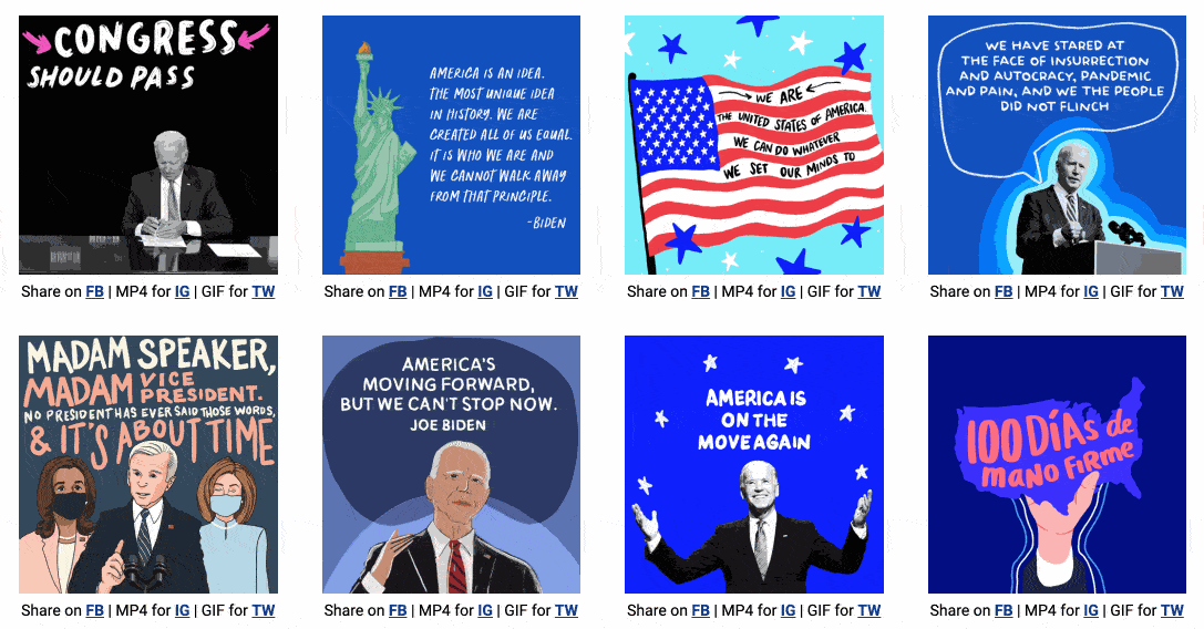 Instagram advocacy helps shape the public narrative