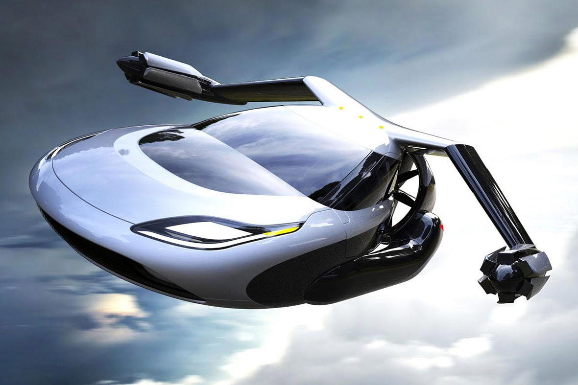 The Terrafugia TF-X electric flying car concept