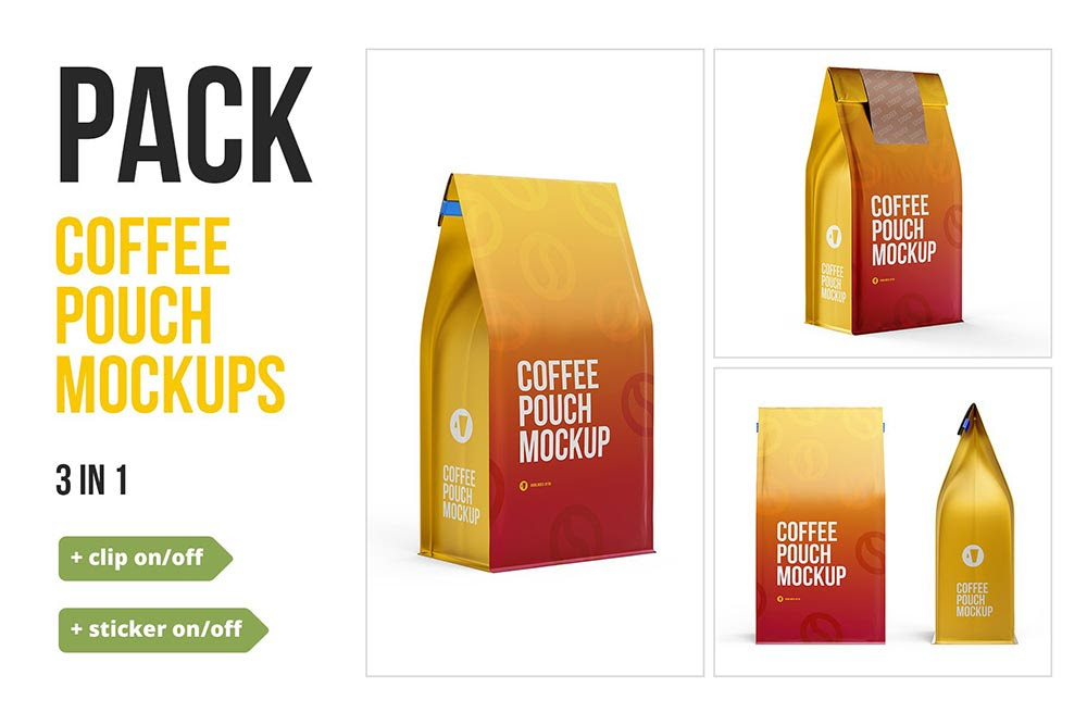 25+ Top Coffee Packaging Mockup PSD Templates Mockuptree