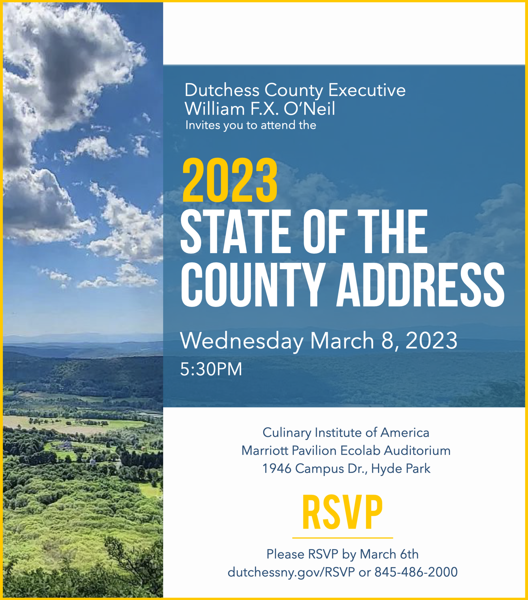 Invitation to State of the County