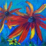 1038 - Dancing Daisies - Miniature Masterpiece Series - Posted on Tuesday, March 3, 2015 by Sea Dean