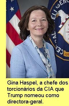 Gina Haspel.