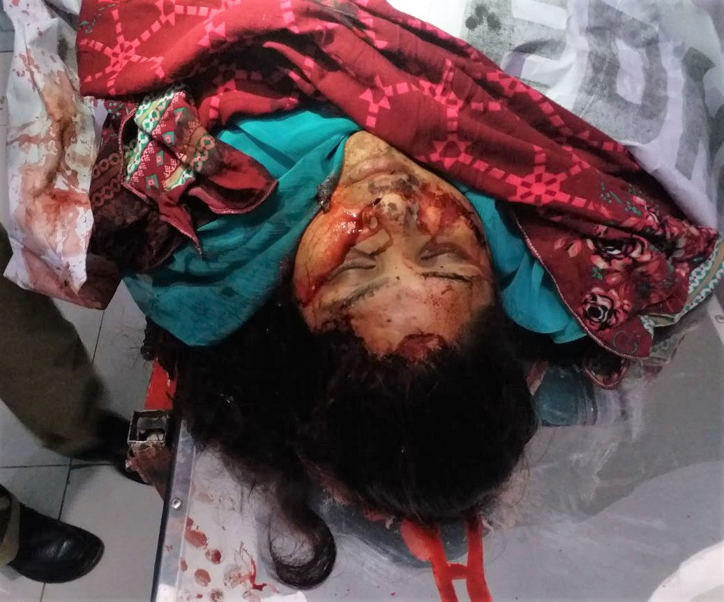  Body of Firdous Masih after attack in Quetta, Pakistan. (Morning Star News)