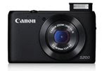 Canon PowerShot S200 10.1 MP (Black) + Freebies