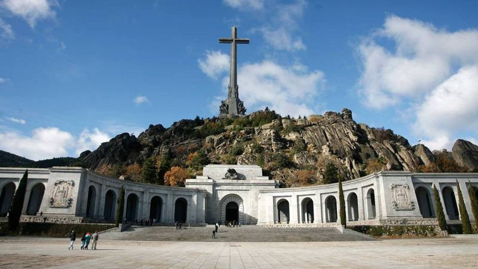 Imagen del Valle de los Caídos, en San Lorenzo de El Escorial.