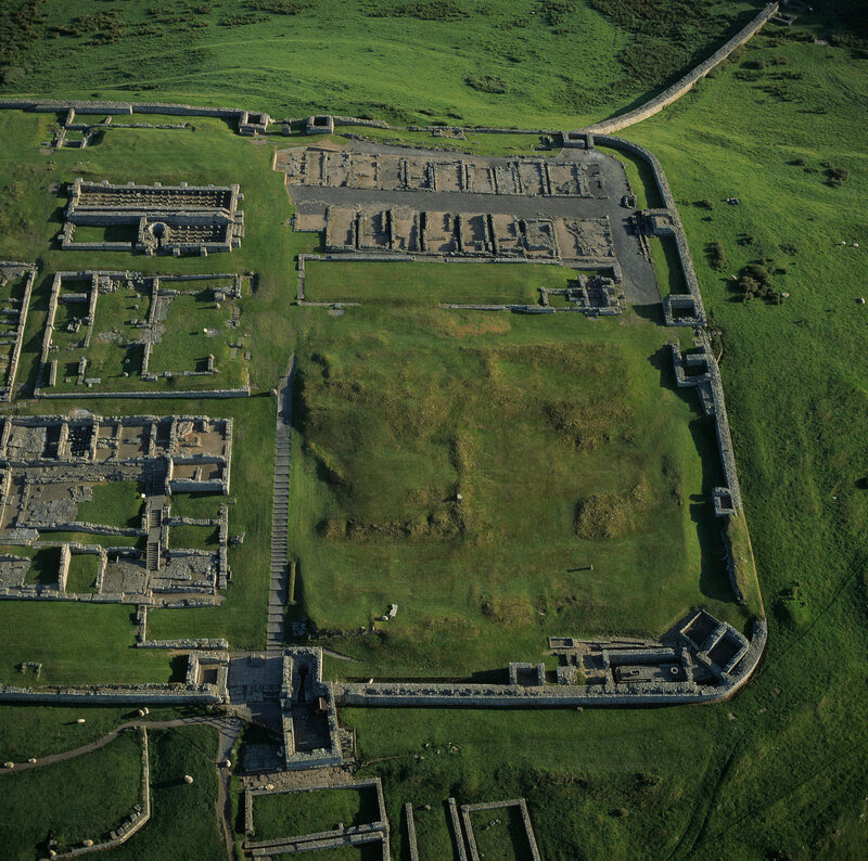 Housestead's Roman Fort Ruins on Hadrian's Wall