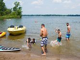 Hayes State Park beach