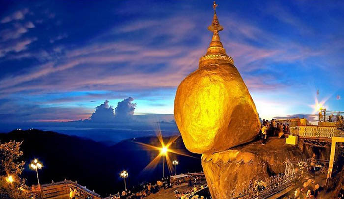 Hòn đá thiêng bằng vàng ở Myanmar và bí mật ẩn chứa bên trong - 2