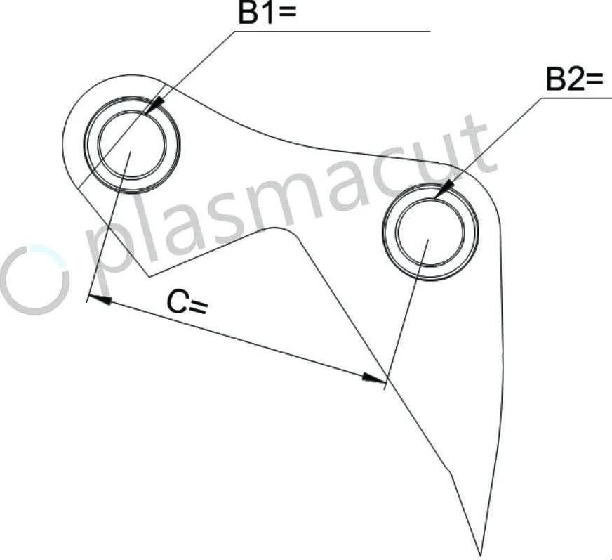 Distanta intre bolturi cupa excavator producator
