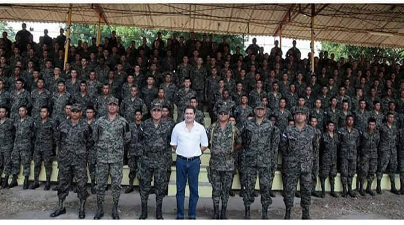 desmilitarización en Honduras