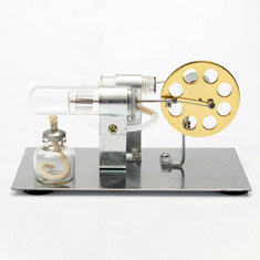 Mini Hot Air Stirling Engine Model Science Toy