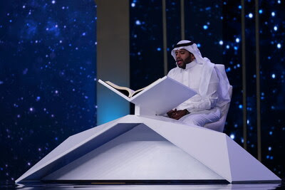 The Saudi contestant Abdulaziz Al-Faqih reciting Quran in Otr Elkalam show in Saudi Arabia. The Saudi contestant Abdulaziz Al-Faqih reciting Quran in Otr Elkalam show in Saudi Arabia.