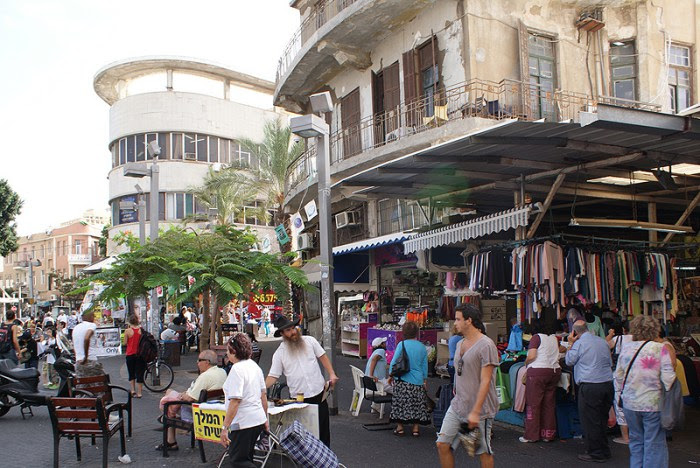 Tel Aviv street.