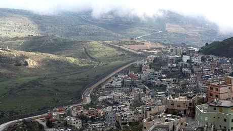 Imagen del territorio ocupado por israelí de los Altos del Golán, 25 de marzo de 2019.
