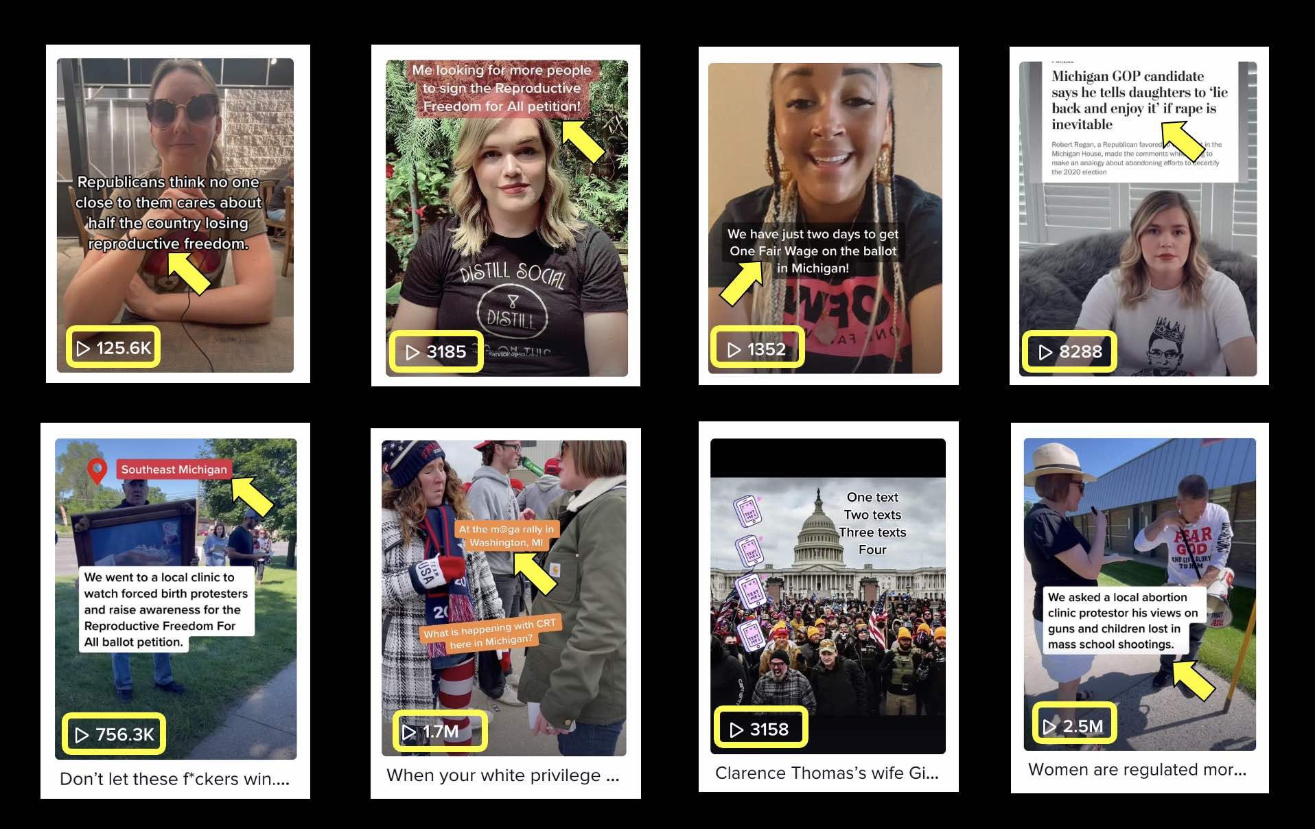 Distill Social TikTok videos inform and mobilize voters