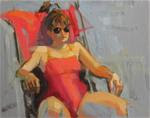 Sunning 11" x 14"  oil - Posted on Saturday, March 28, 2015 by Claudia Hammer