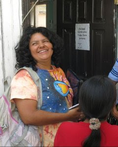 Fotografía cedida por Amnistía  Internacional de la líder indígena Berta Cáceres, asesinada el jueves en Honduras. EFE