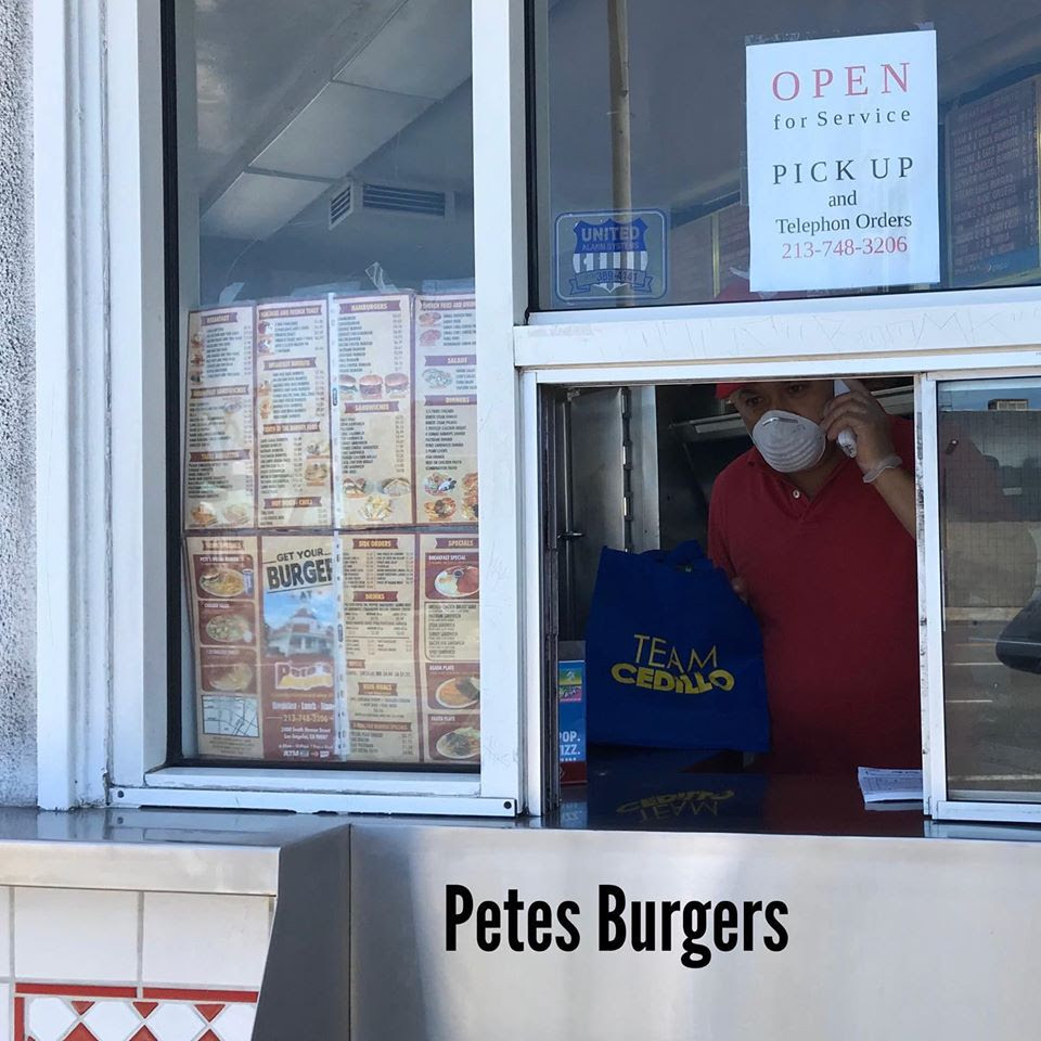 Dropped Masks at Pete's Burgers in University Park