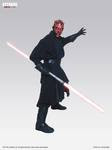 Star Wars Elite Collection statue Darth Maul Attakus