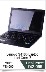 Lenovo S410p Laptop Intel Core i7 4th Generation,4 GB RAM,500 GB HDD,2 GB Grap..
