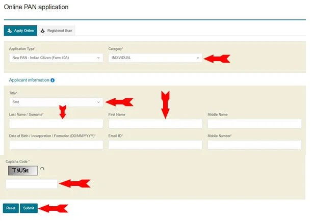 second-step-to-apply-pan-card-online