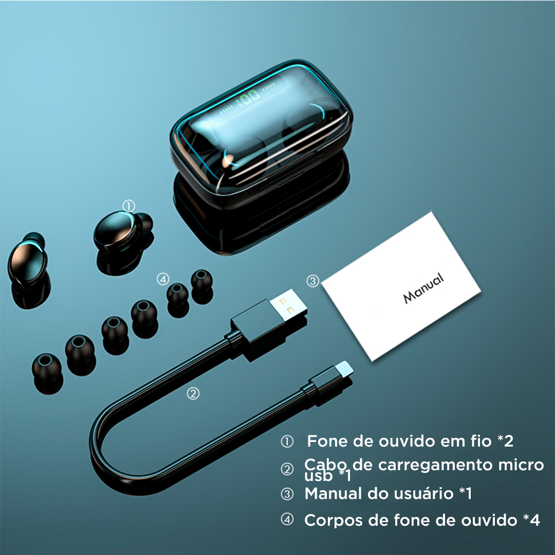 Fone Bluetooth F9 | Alta Qualidade e Durabilidade