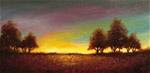 Sunset trees - Posted on Wednesday, March 18, 2015 by Jane Palmer