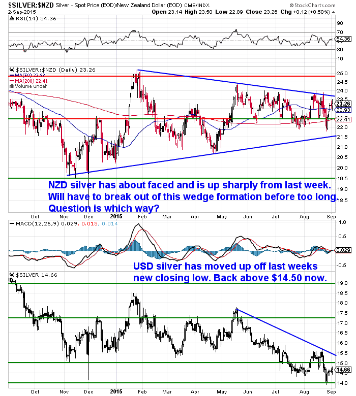 NZD Silver Chart