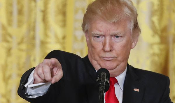 Although his relationship with the media has hit a low point, it's undeniable that President Trump has made himself available to journalists more often than his predecessors during his first 18 months in office. (Associated Press/File)