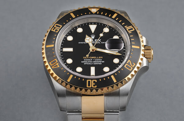 Rolex Sea-Dweller Steel Yellow Gold Black Dial ref 126603