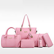 Women's Bags PU Bag Set Zipper for Casual...