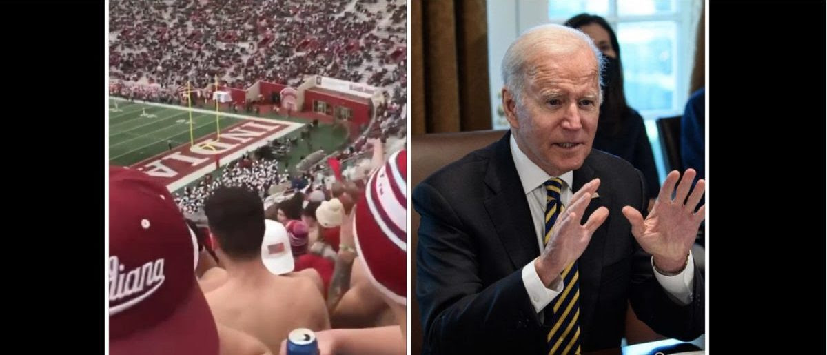 Fans Loudly Chant ‘F**k Joe Biden’ During The Indiana/Rutgers Game