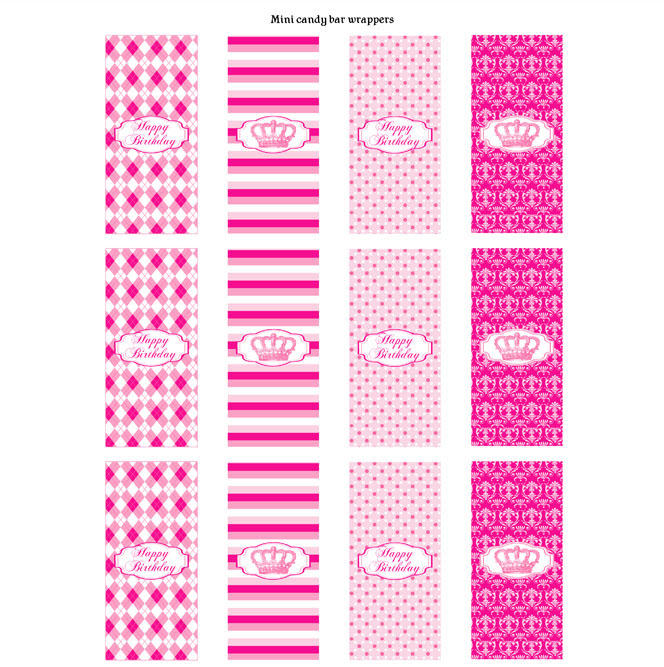 Printable Candy Wrappers Template Business