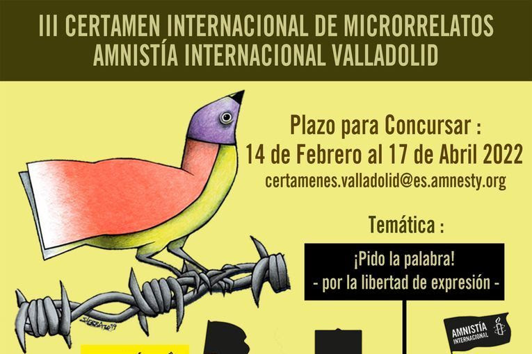 III Certamen Internacional de Microrrelatos Amnistía Internacional Valladolid 2022