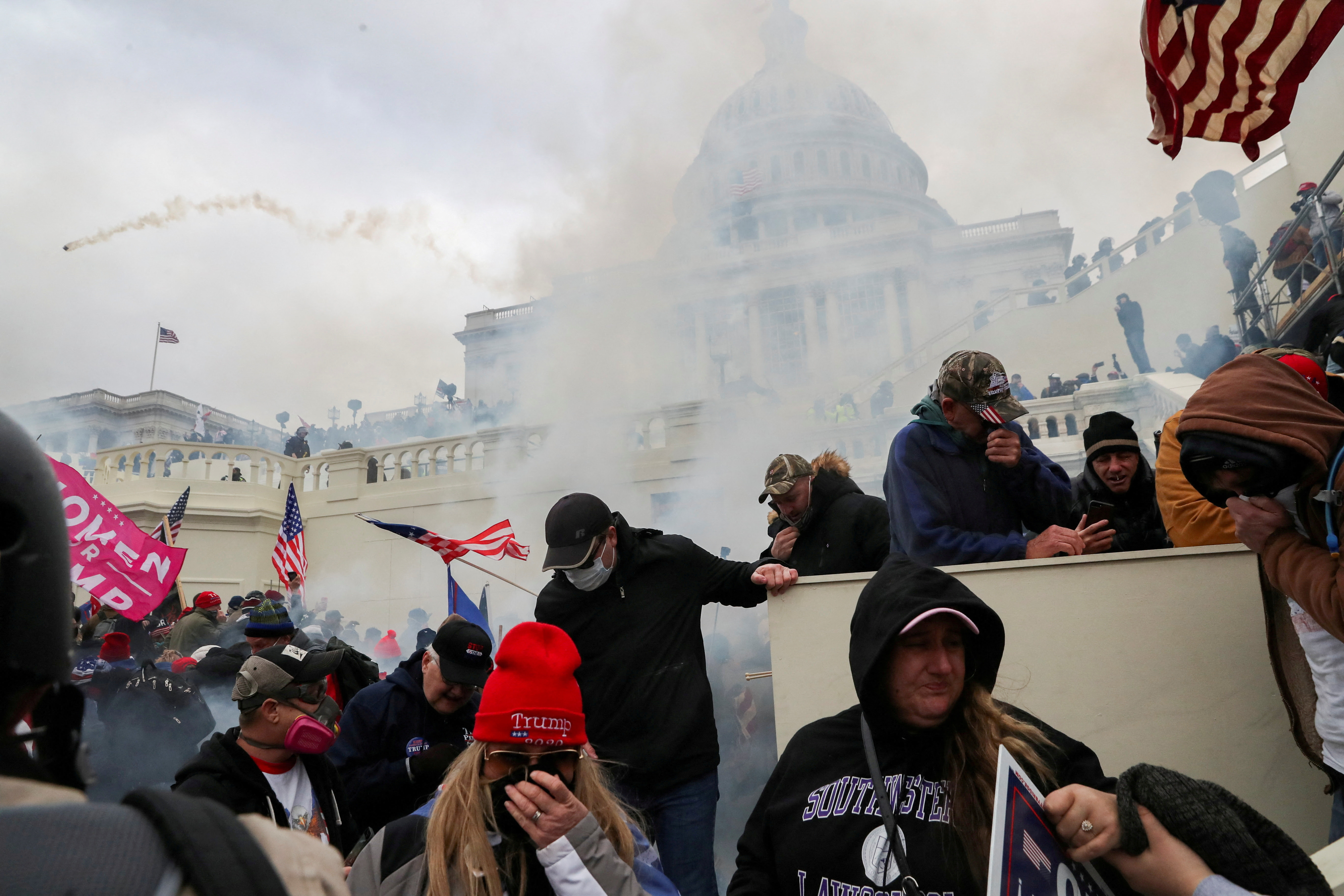 La división exacerbada por el trumpismo puede afectar las condiciones sociales (Reuters)