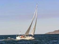 J/130 sailing off Banderas Bay, Mexico