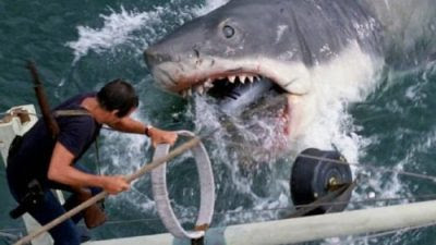 Una escena impactante de Tiburón.