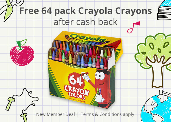 FREE 64-pack of Crayola Crayon...