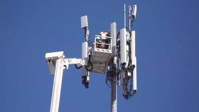 A Telstra 5G base station.