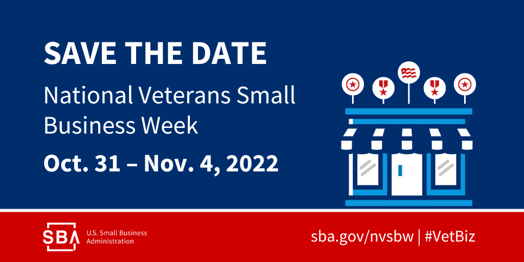 Celebrate National Veterans' Small Business Week in Arkansas! Oct. 31