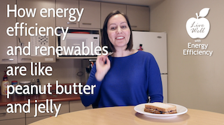 Energy efficiency LED plus renewables help the Earth