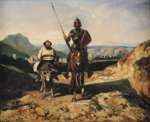 Don Quixote and Sancho xx Alexandre Gabriel Decamps