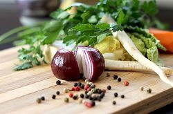 Onions and veg